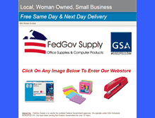 Tablet Screenshot of fedgovsupply.com